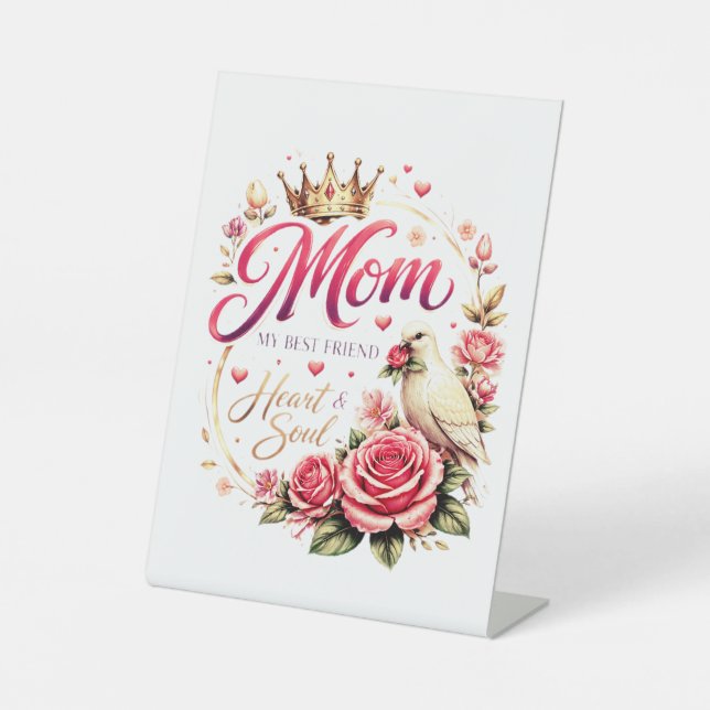 Signe De Table 🌸 Titre (SEO + Tendance) Conception de couronne d (Recto)