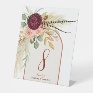 Signe De Table Tombez amoureux Rustique Bohème Arche rustique Flo