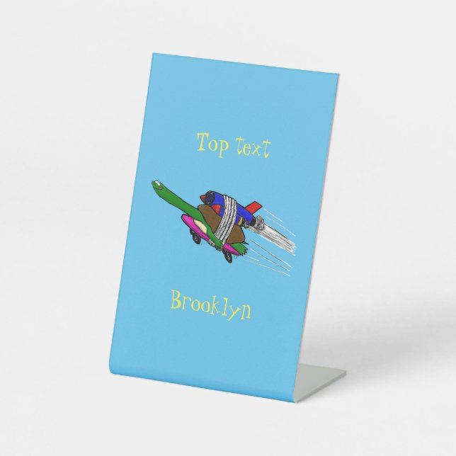 Signe De Table Tortue volante (Recto)