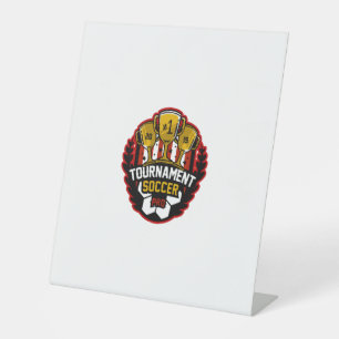 Signe De Table tournoi de football