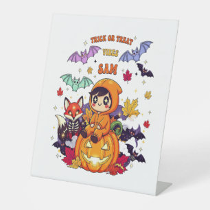 Signe De Table Tous Réservés Pour Halloween Professeur Ghost
