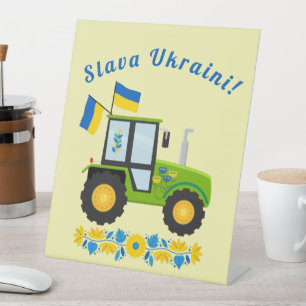 Signe De Table Tracteur Whimsical Ukraine