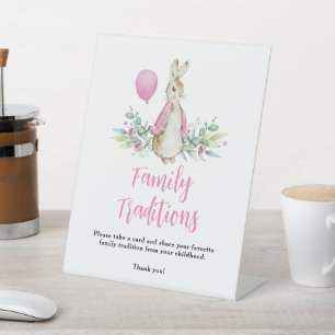 Signe De Table Traditions familiales de Peter Rabbit