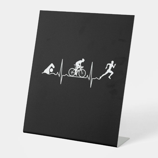 Signe De Table Triathlon - Triathlon (Recto)