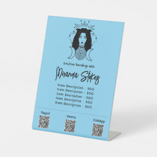 Signe De Table Triple Déesse Hecate Black & Blue Tarifs