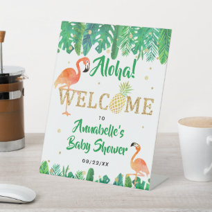Signe De Table Tropical Summer Beach Luau Boys Baby shower