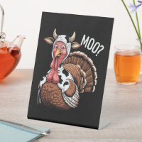 Turquie Moo Drôle Thanksgiving