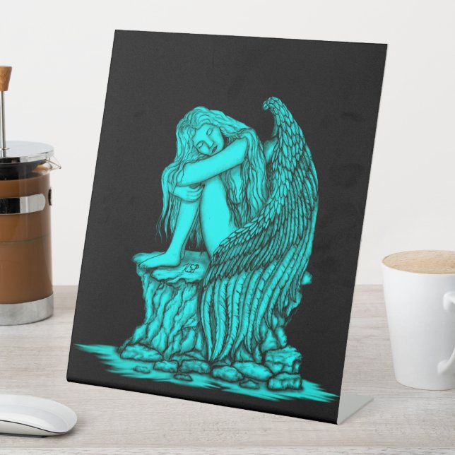 Signe De Table Un ange endormi sur la pierre (In SItu)