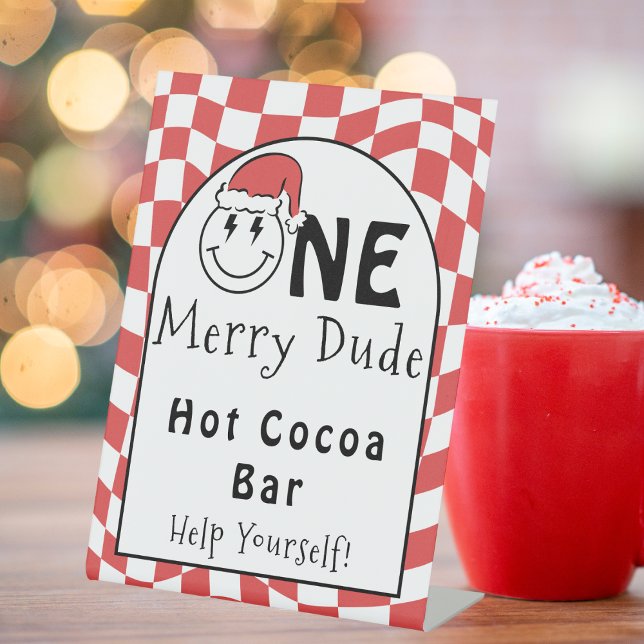 Signe De Table Un Bar de Chocolat Chaud pour Noël et Anniversaire (Créateur téléchargé)