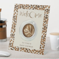 Un Bébé Brûle Du Café Baby shower Fèves Bienvenue