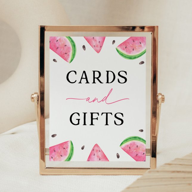 Signe De Table Un Dans Un Melon Signaler Carte Et Cadeaux Waterme (Créateur téléchargé)