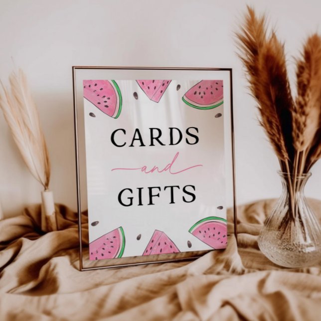 Signe De Table Un Dans Un Melon Signaler Carte Et Cadeaux Waterme (Créateur téléchargé)