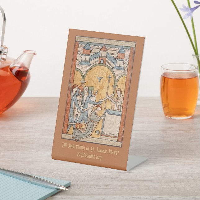 Signe De Table Un martyre précoce de saint Thomas Becket en art (In SItu)
