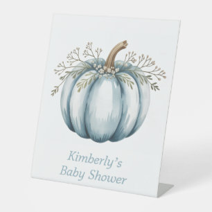 Signe De Table Un petit citrouille est en route Baby shower