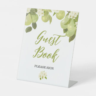 Signe De Table Un petit poire doux Livre d'or