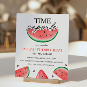 Signe De Table Une Capsule Melon Watermelon Time Capsule