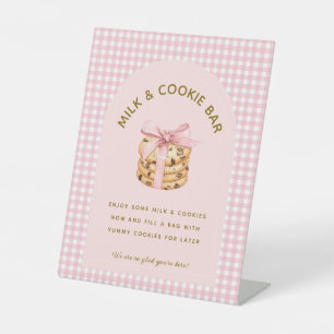 Signe De Table Une fille de biscuits doux premier anniversaire La