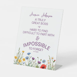 Signe De Table Une florale de patron vraiment grande pour femme