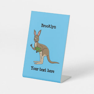 Signe De Table Une jolie illustration de kangourou australien