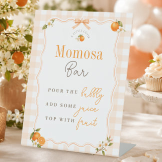 Signe De Table Une jolie petite orange pour une Baby Shower à la