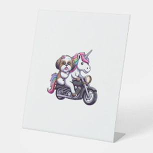Signe De Table Unicorne À La Moto Filles Femmes Enfants Hommes