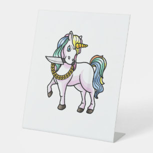 Signe De Table Unicorne Avec T-shirt Femme Filles Couteau