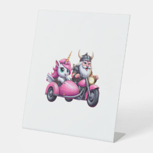 Signe De Table Unicorne Et Viking À Moto Hommes Femmes K
