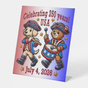 Signe De Table USA 250th Anniversary Souvenir - Patriotique