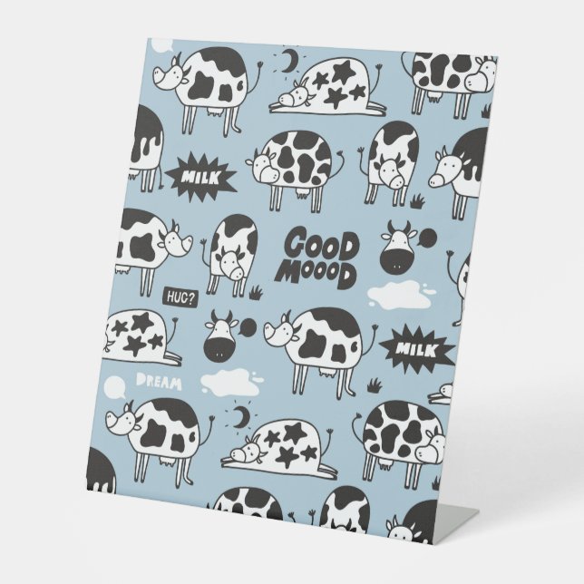 Signe De Table Vache et lait (Recto)