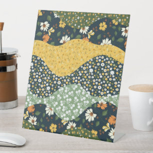 Signe De Table Vagues de prairie