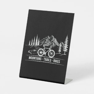 Signe De Table Vélos Mountain Trail - Vélo cycliste Rider