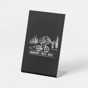 Signe De Table Vélos Mountain Trail - Vélo cycliste Rider