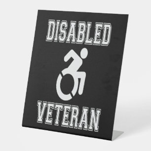Signe De Table Vétérinaire handicapé