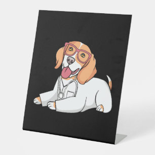 Signe De Table Vétérinaire Réceptionniste Médicale