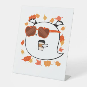Signe De Table Vibes D'Automne Cute Ghost Classic T-Shirt