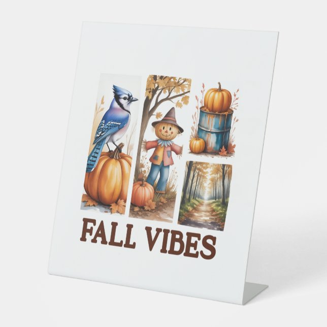 Signe De Table Vibes d'automne Vibes d'automne (Recto)