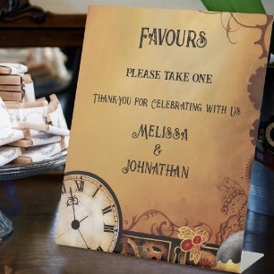 Signe De Table Victorian Steampunk Élégance mariage Faveurs