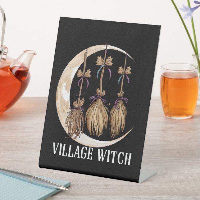 Signe De Table Village Witch gothique Occulte Wicca Pagan Nature (In SItu)