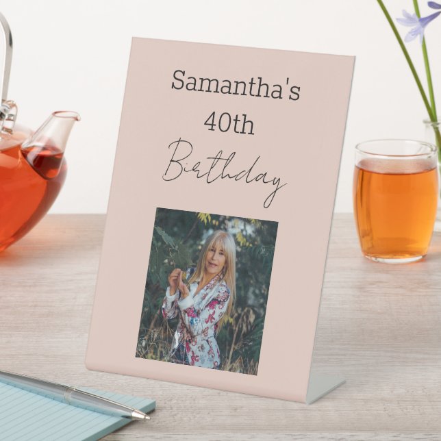 Signe De Table Vin de la perfection 40e anniversaire (In SItu)