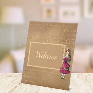 Signe De Table Vintage Alice au pays des merveilles
