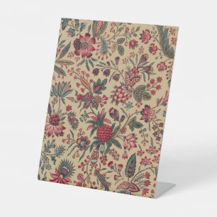 Signe De Table Vintage Broderie Antique Florale Ameublement