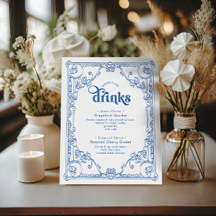 Signe De Table Vintage Chinoiserie Mariage Signature Boissons