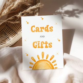 Signe De Table Voici Le Fils Baby shower Cartes Et Cadeaux