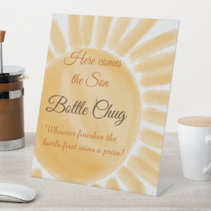 Signe De Table Voici le jeu de Baby shower Son Sunshine Ray