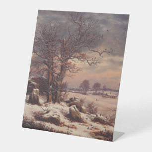 Signe De Table Vordingborg en hiver par J.C. Dahl Fine Art