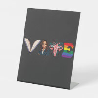 VOTE Books Uterus LGBT Kamala Harris Walz Election