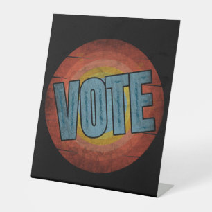 SIGNE DE TABLE VOTEZ VINTAGE