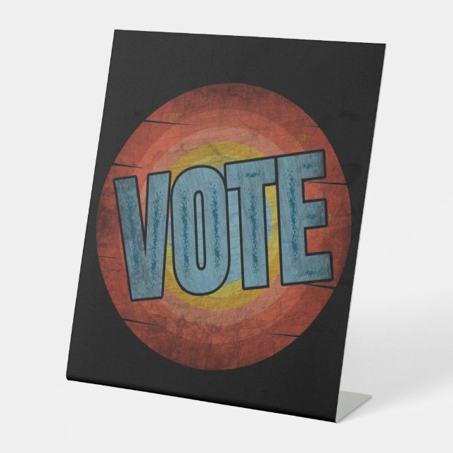 SIGNE DE TABLE VOTEZ VINTAGE (Recto)