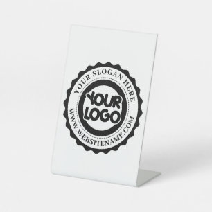 Signe De Table Votre logo d'entreprise personnalisé