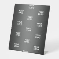 Votre simple logo répétitif | Gradient noir et gri